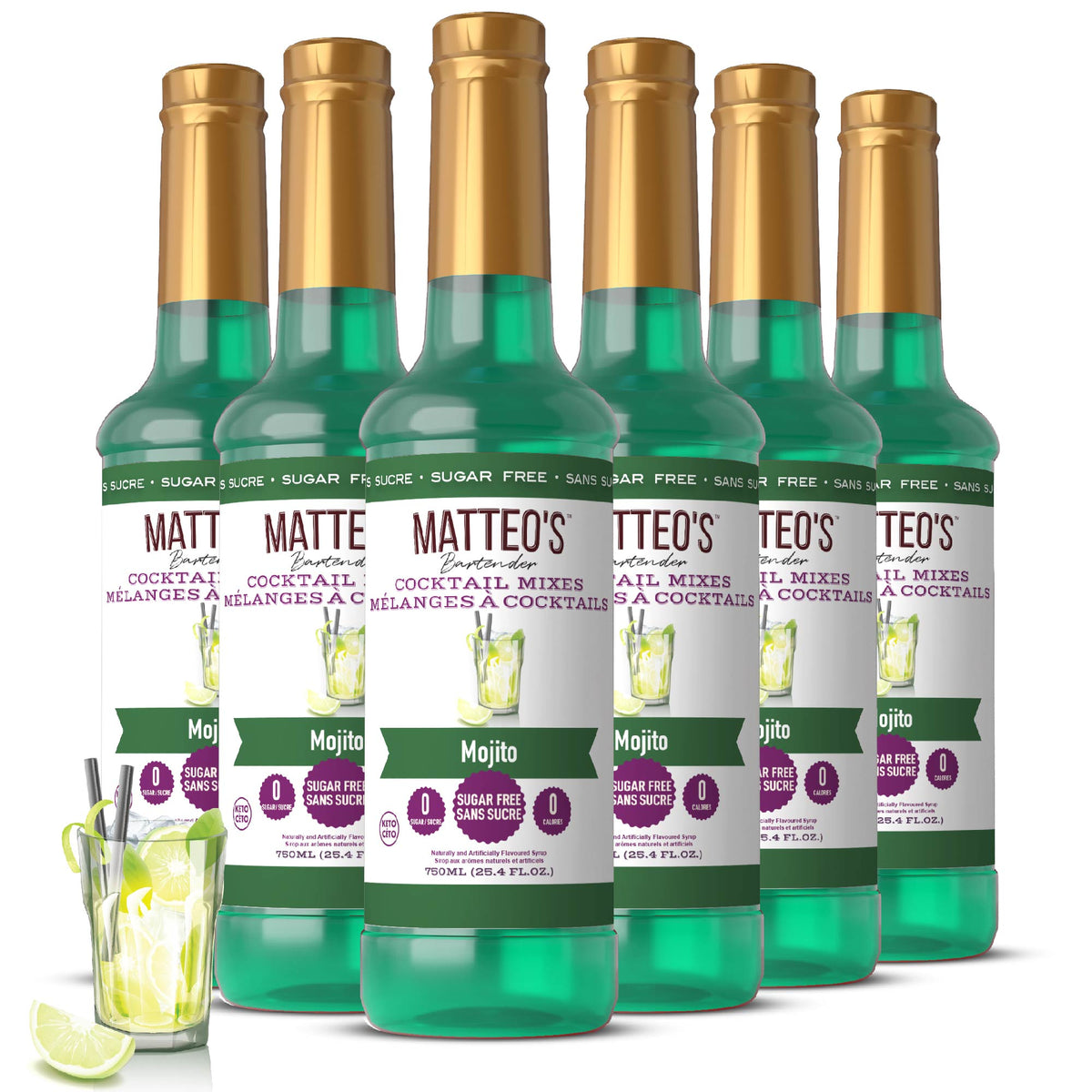 Mélanges pour cocktails sans sucre - Mojito