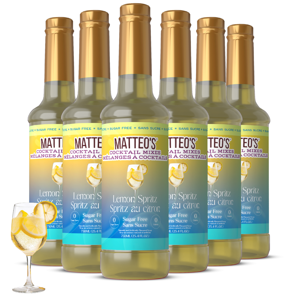 Sugar Free Cocktail Mixes - Lemon Spritz
