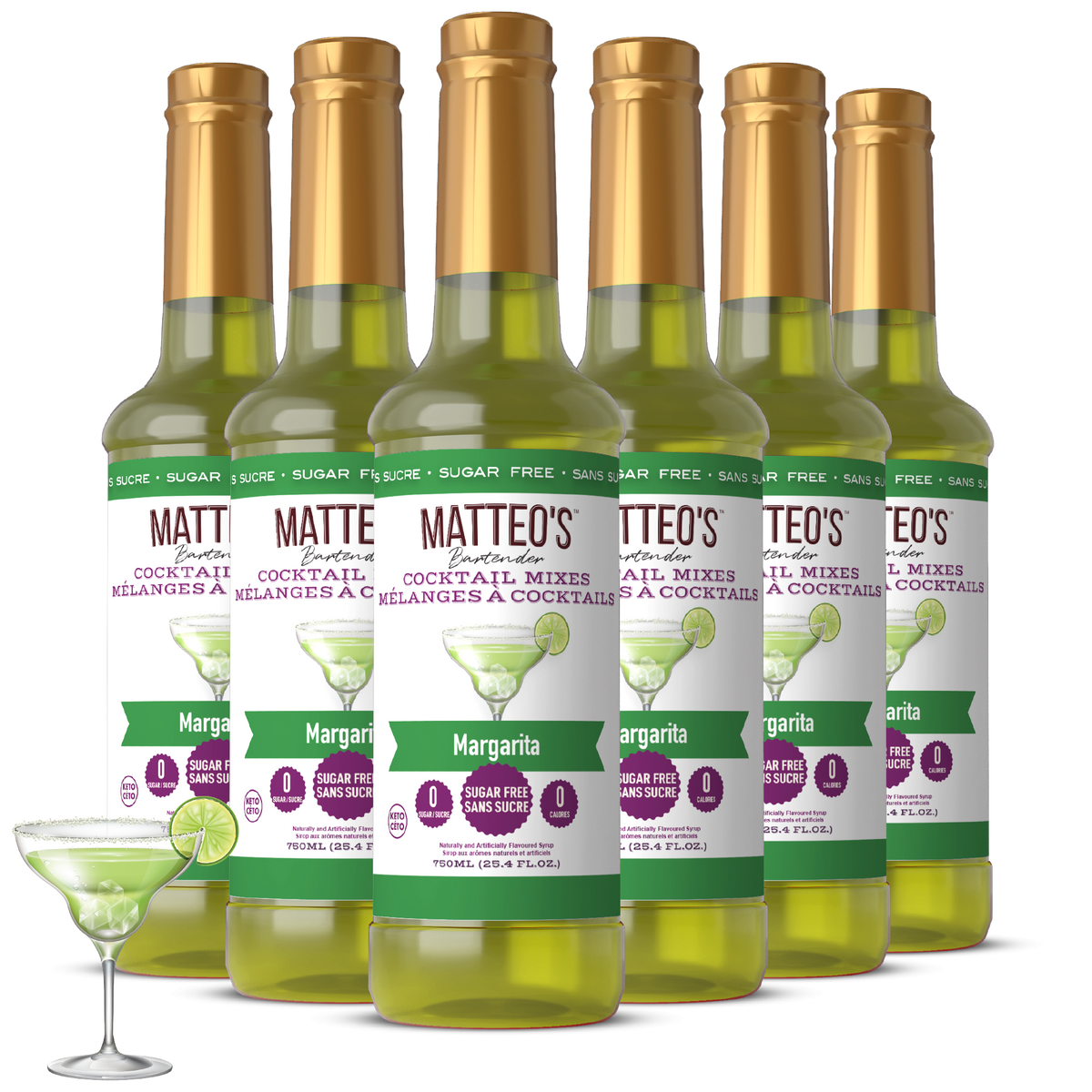 Sugar Free Cocktail Mixes - Margarita