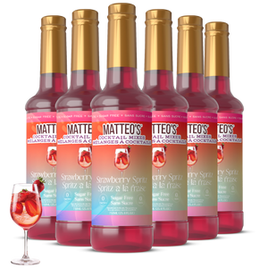 Sugar Free Cocktail Mixes - Strawberry Spritz