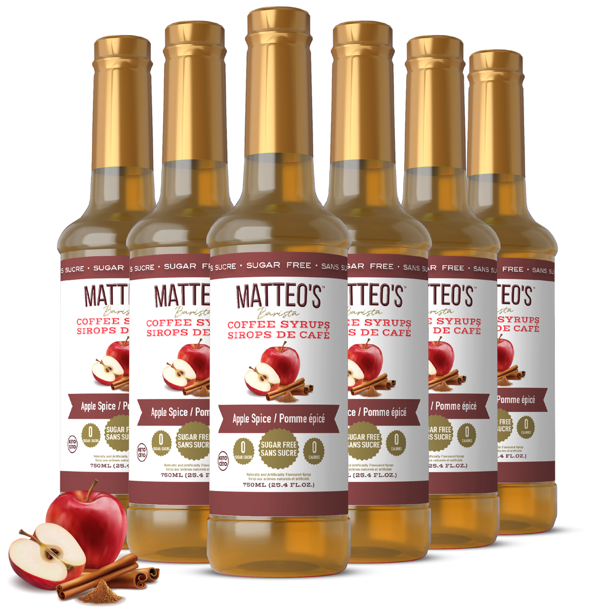 Sugar Free Coffee Syrup, Apple Spice