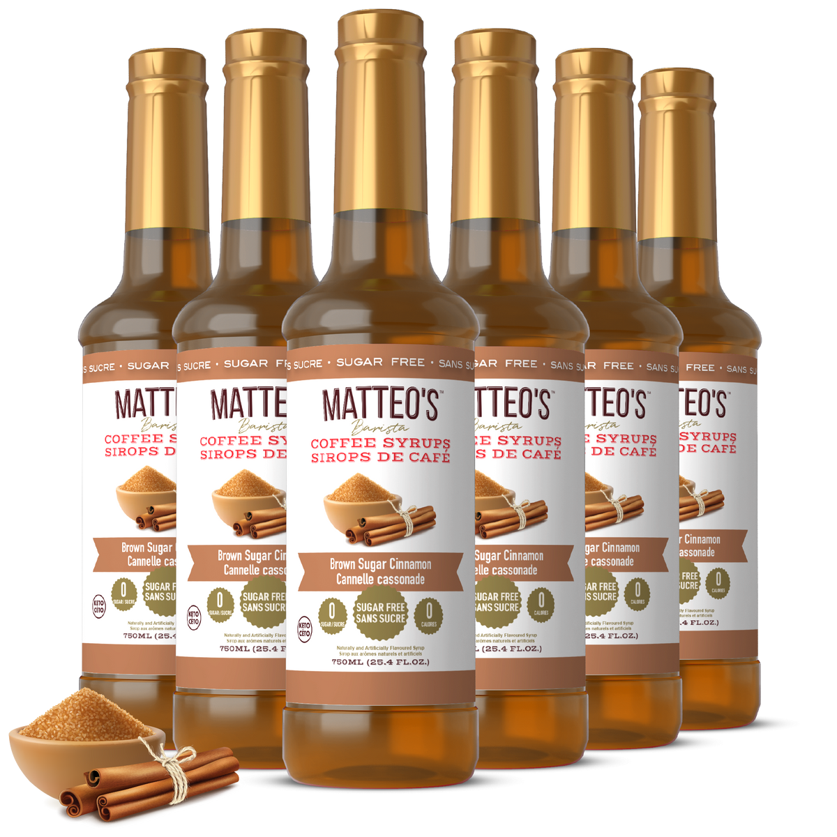Sugar Free Coffee Syrup, Brown Sugar Cinnamon