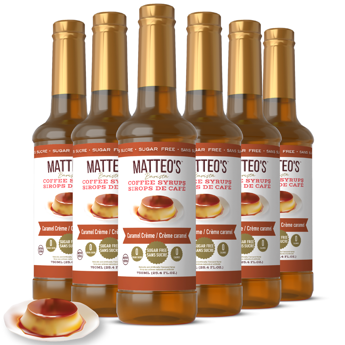 Sugar Free Coffee Syrup, Caramel Creme