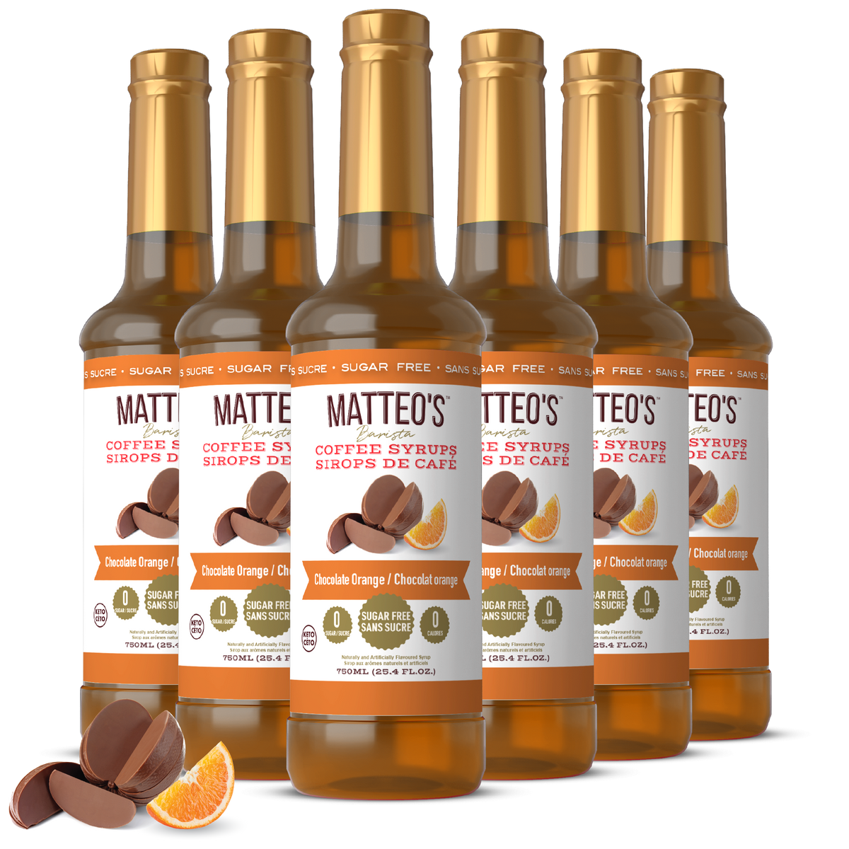 Sugar Free Coffee Syrup, Chocolate Orange