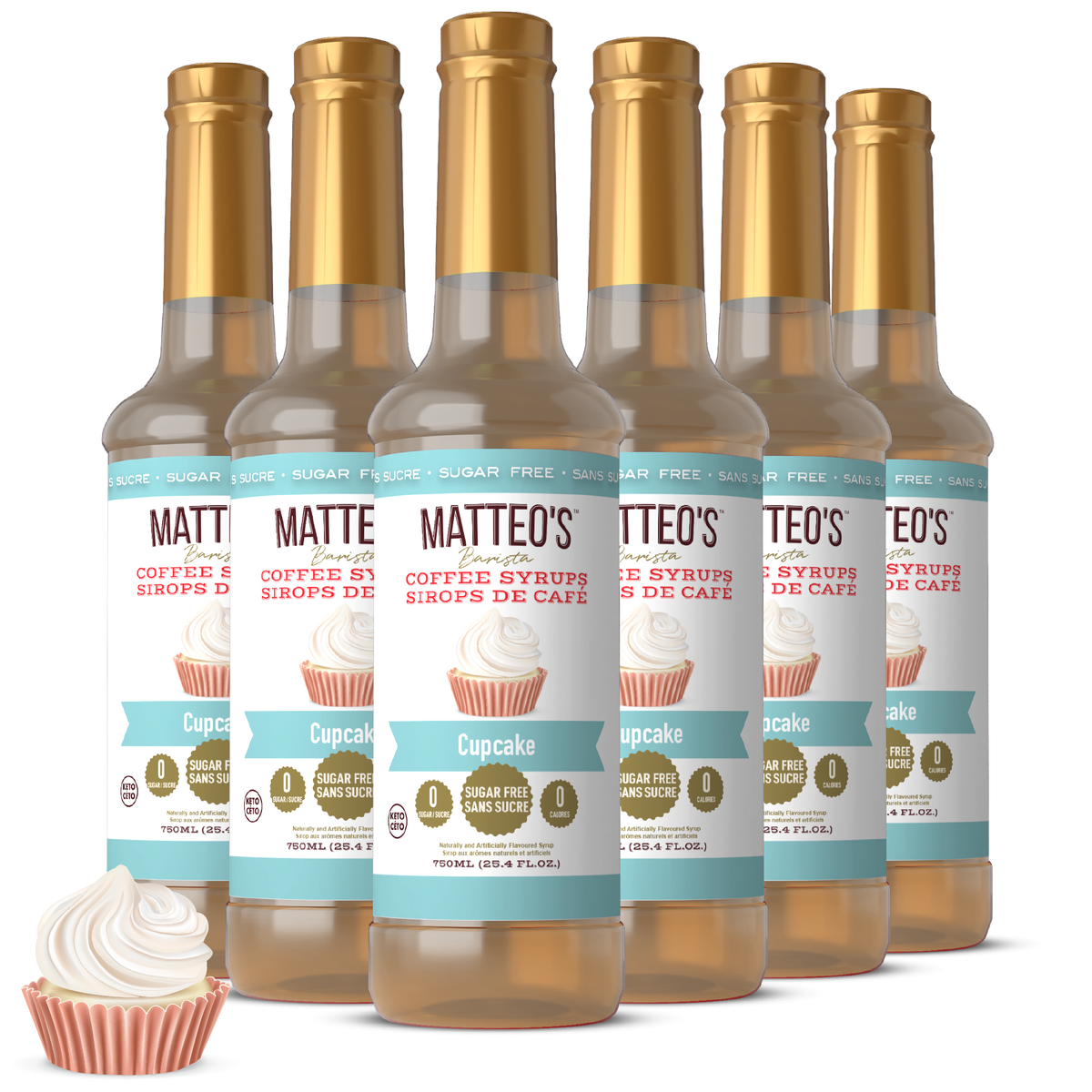 Sugar Free Coffee Syrup, Cupcake