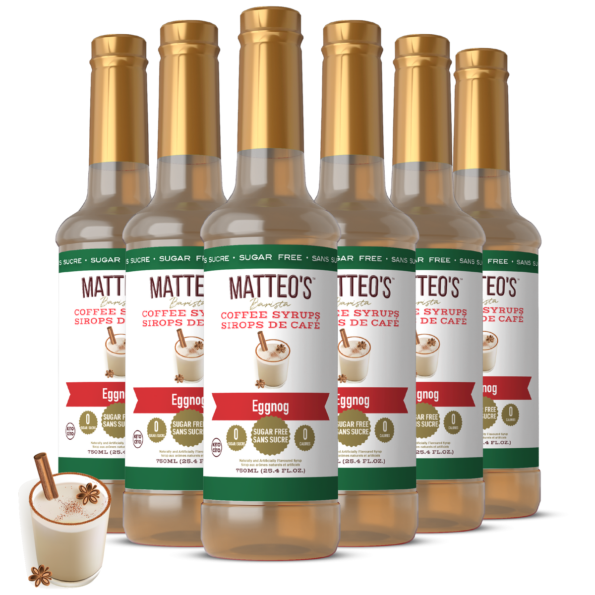 Sugar Free Coffee Syrup, Eggnog