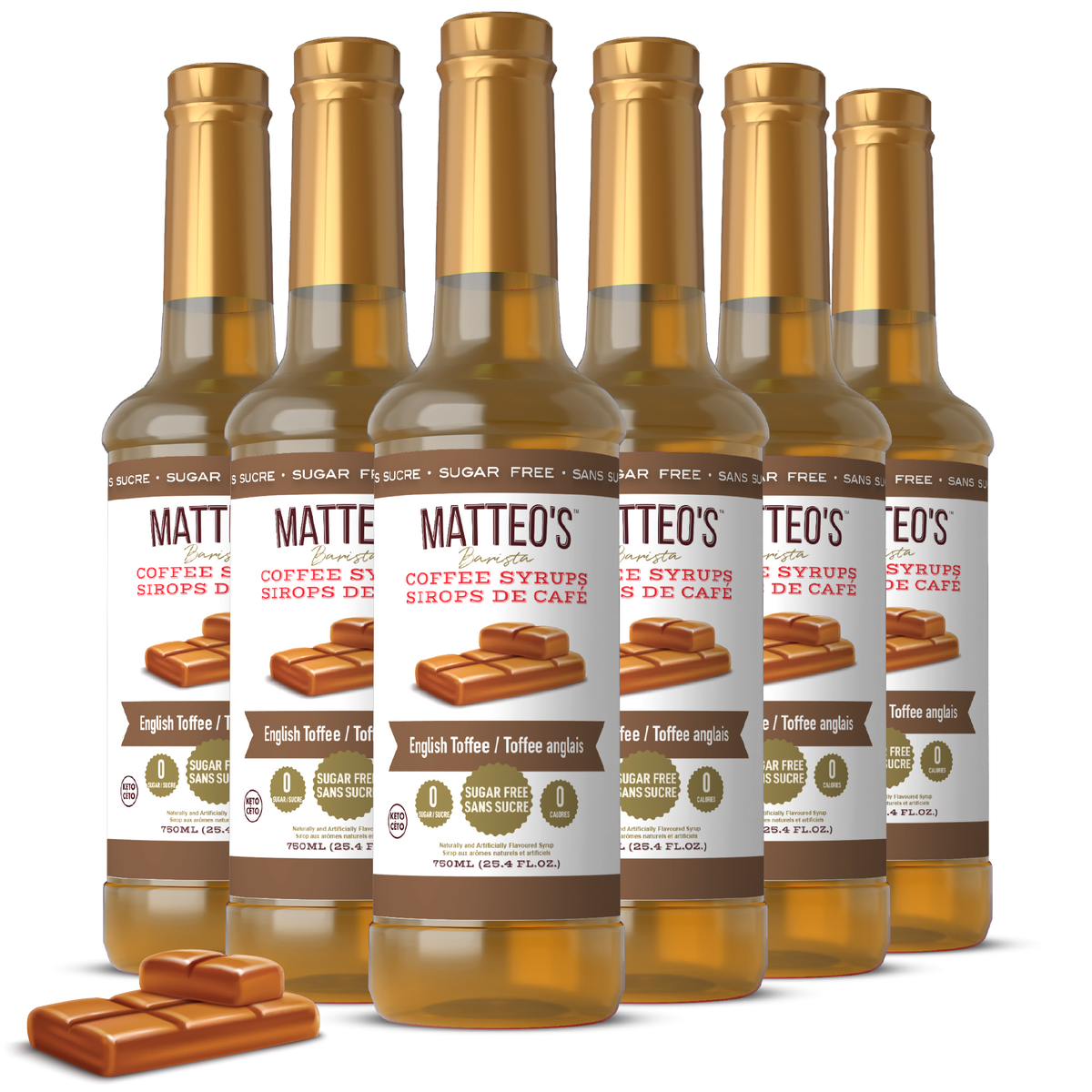 Sugar Free Coffee Syrup, English Toffee