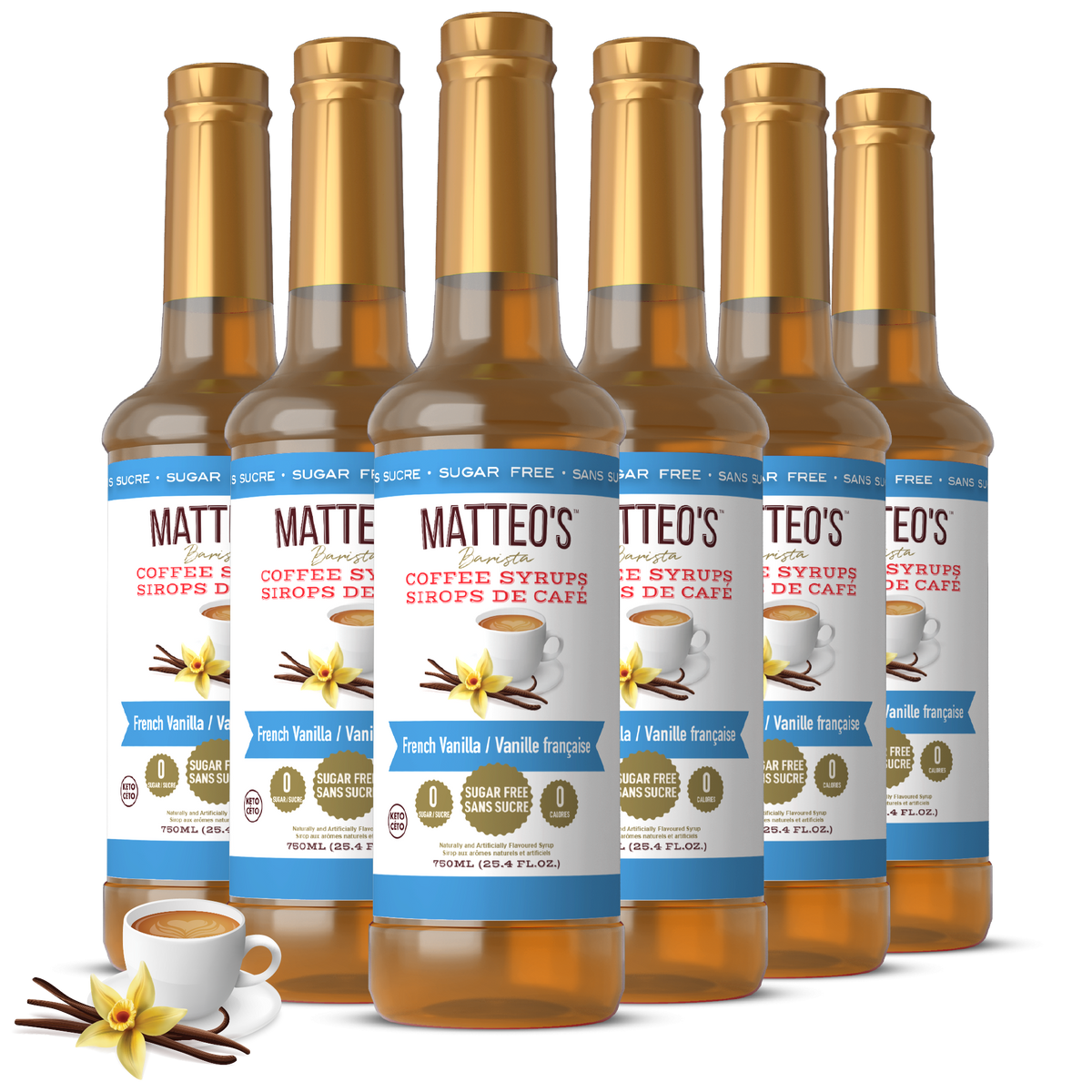 Sugar Free Coffee Syrup, French Vanilla