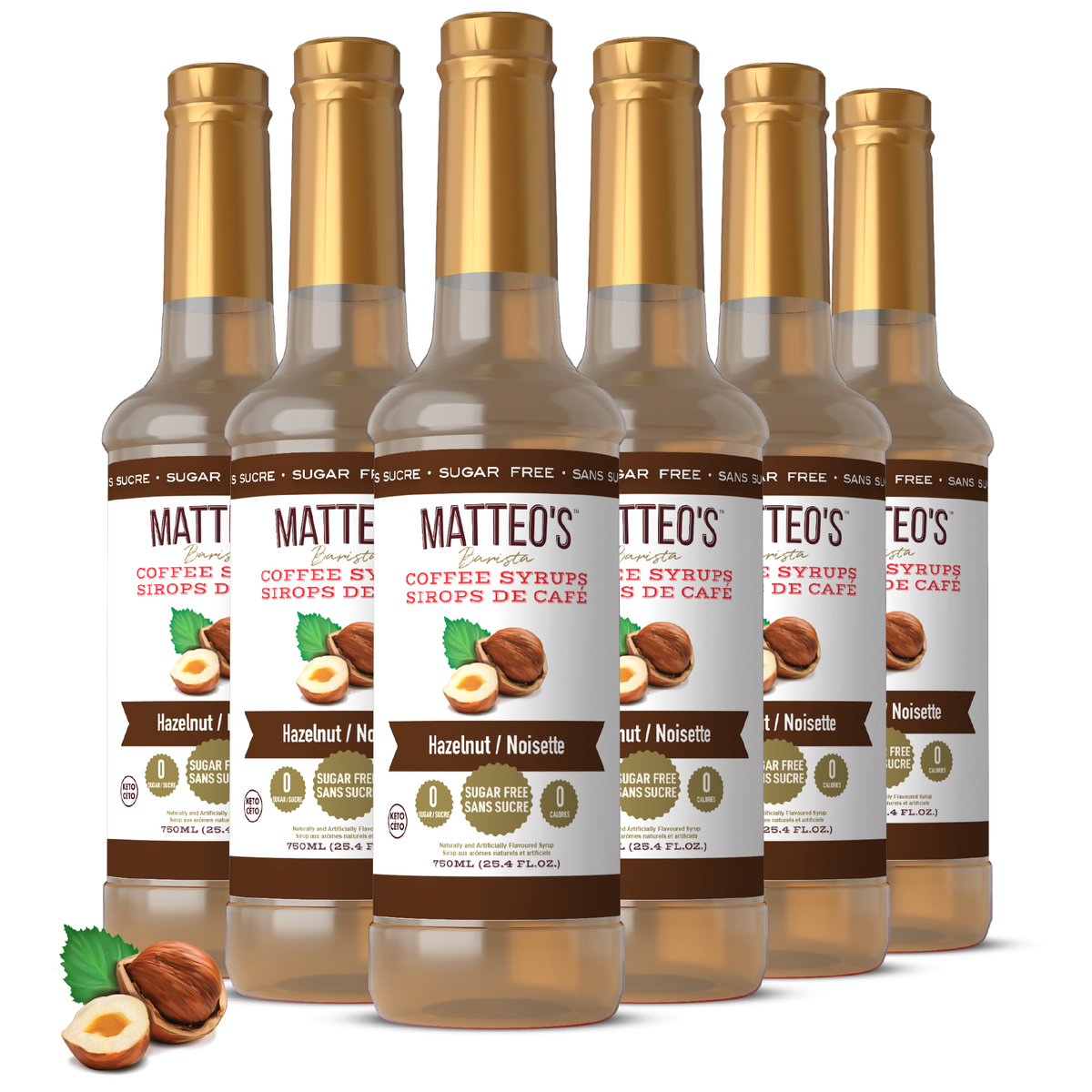 Sugar Free Coffee Syrup, Hazelnut