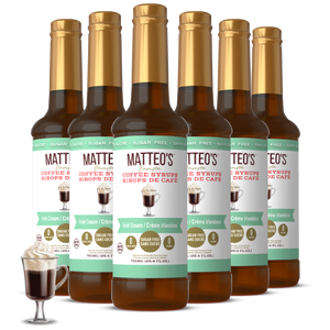 Sirop de café sans sucre, crème irlandaise