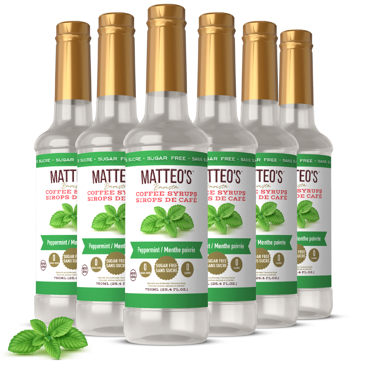 Sugar Free Coffee Syrup, Peppermint