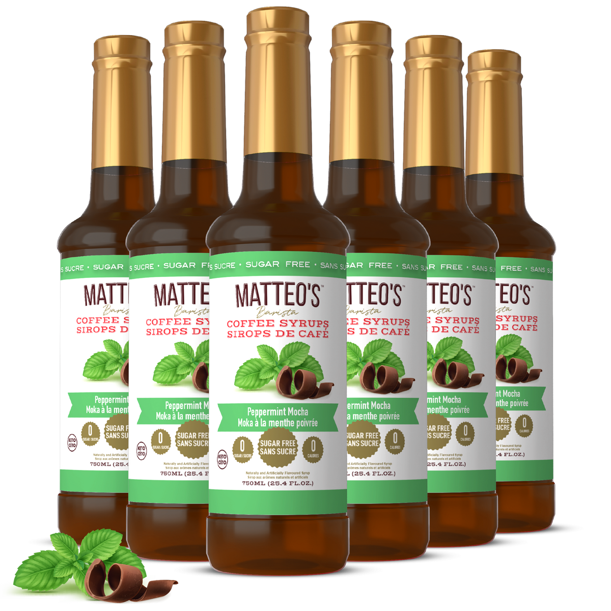 Sugar Free Coffee Syrup, Peppermint Mocha