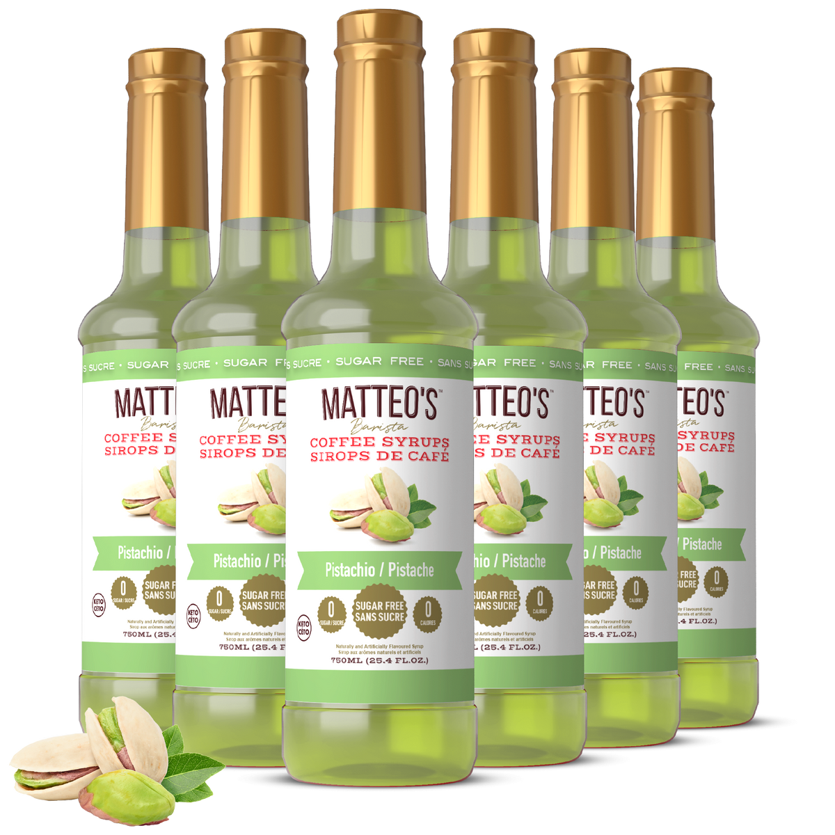 Sugar Free Coffee Syrup, Pistachio