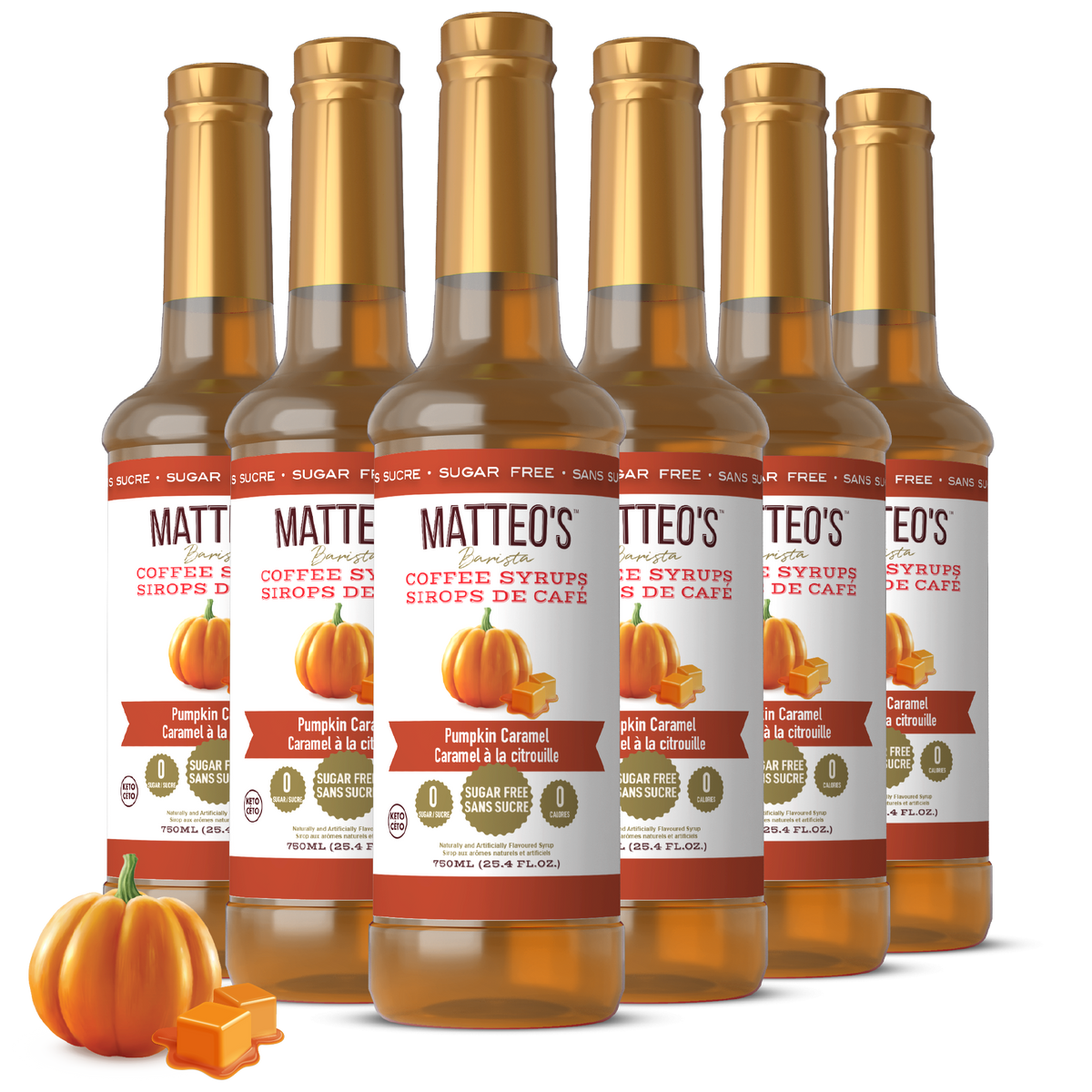Sugar Free Coffee Syrup, Pumpkin Caramel