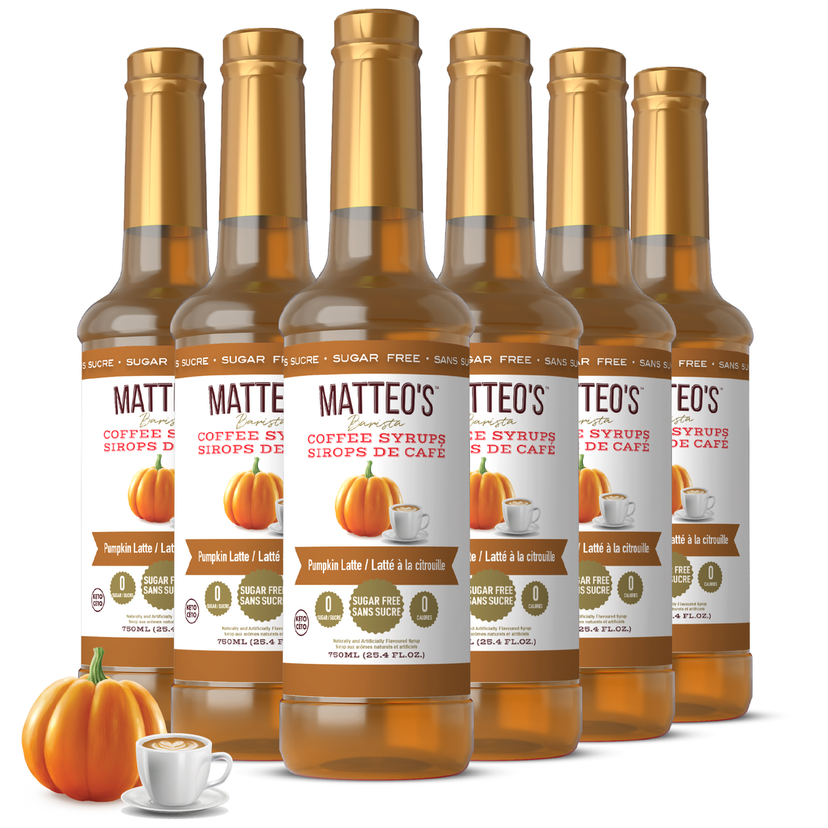Sugar Free Coffee Syrup, Pumpkin Latte