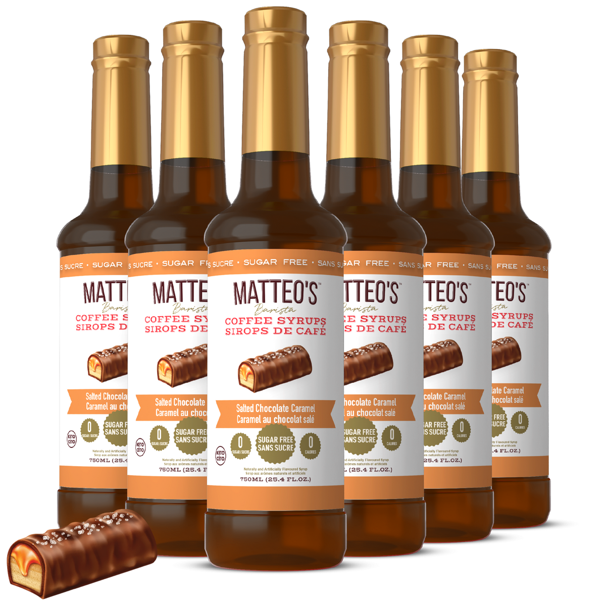 Sugar Free Coffee Syrup, Salted Chocolate Caramel