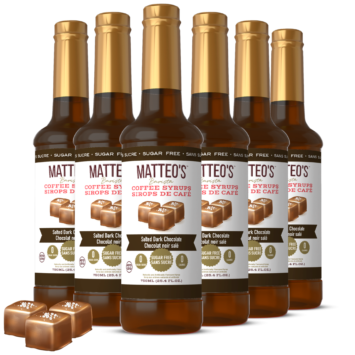 Sugar Free Coffee Syrup, Salted Dark Chocolate