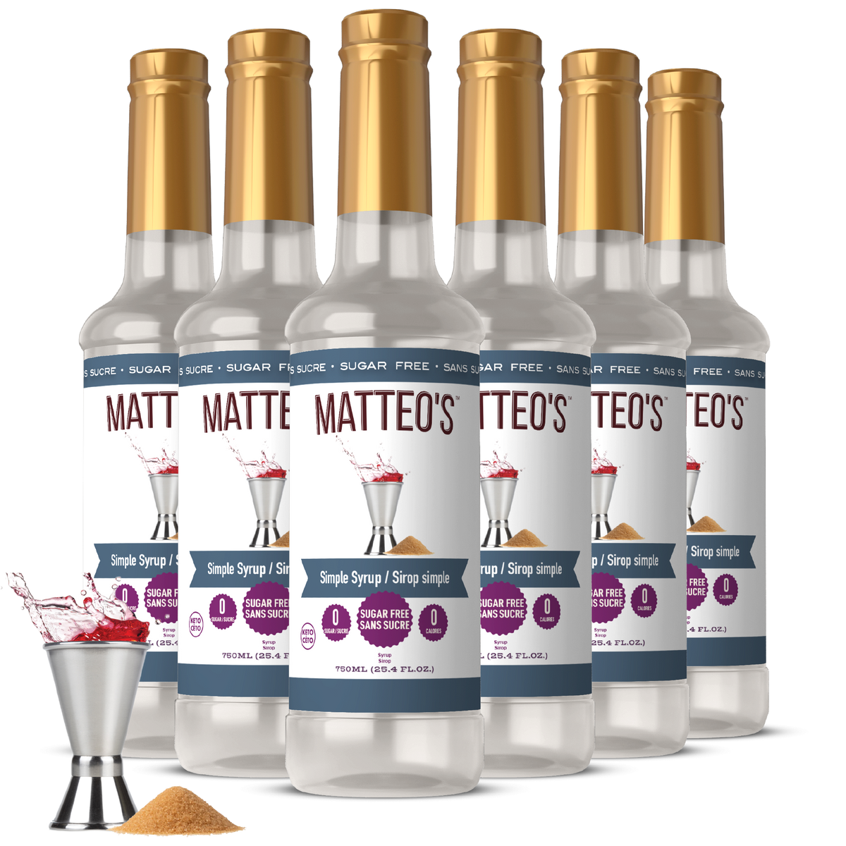 Sugar Free Cocktail Mixes - Simple Syrup