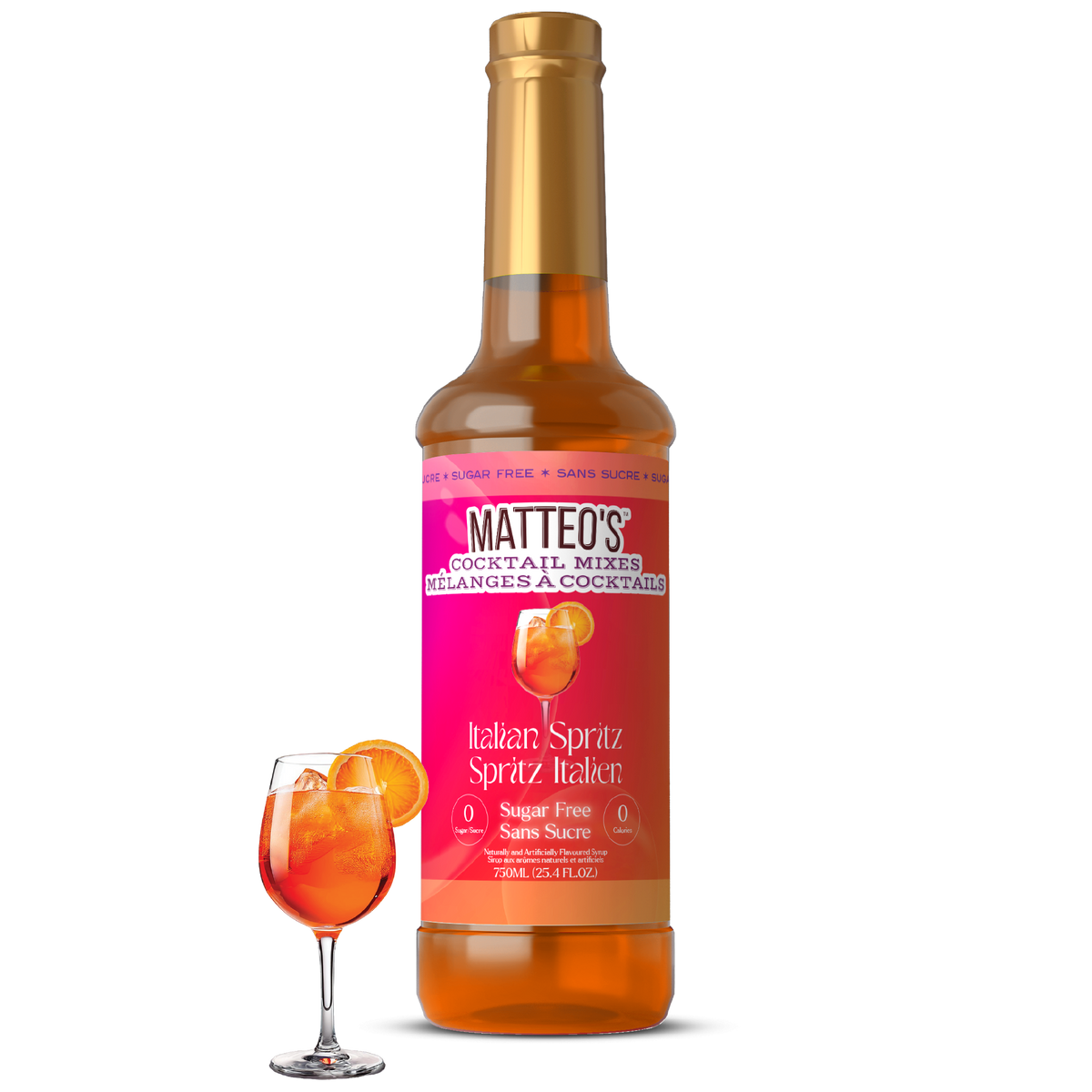 Sugar Free Cocktail Mixes - Italian Spritz