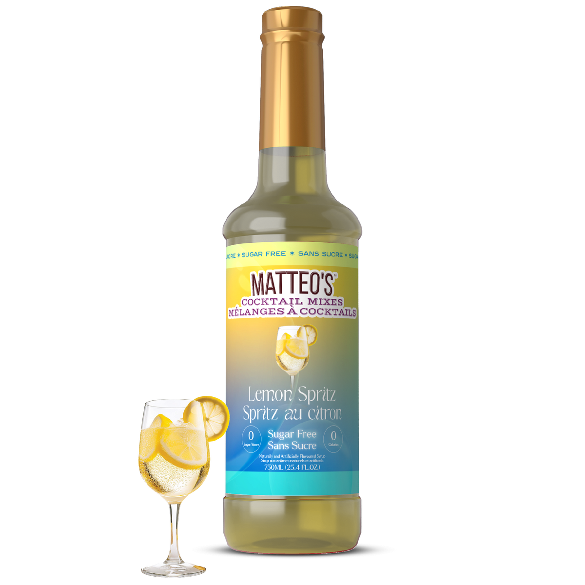 Sugar Free Cocktail Mixes - Lemon Spritz