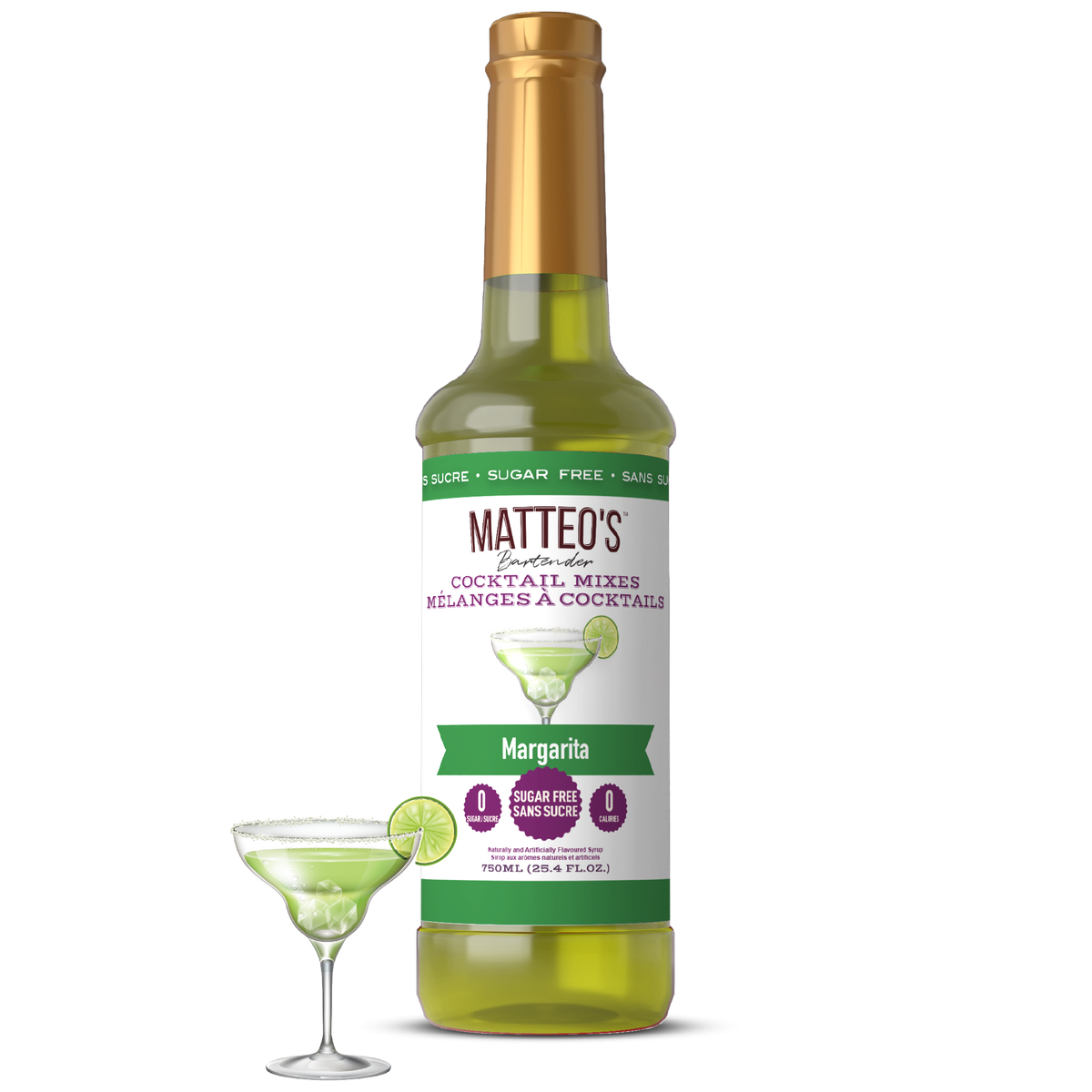 Sugar Free Cocktail Mixes - Margarita