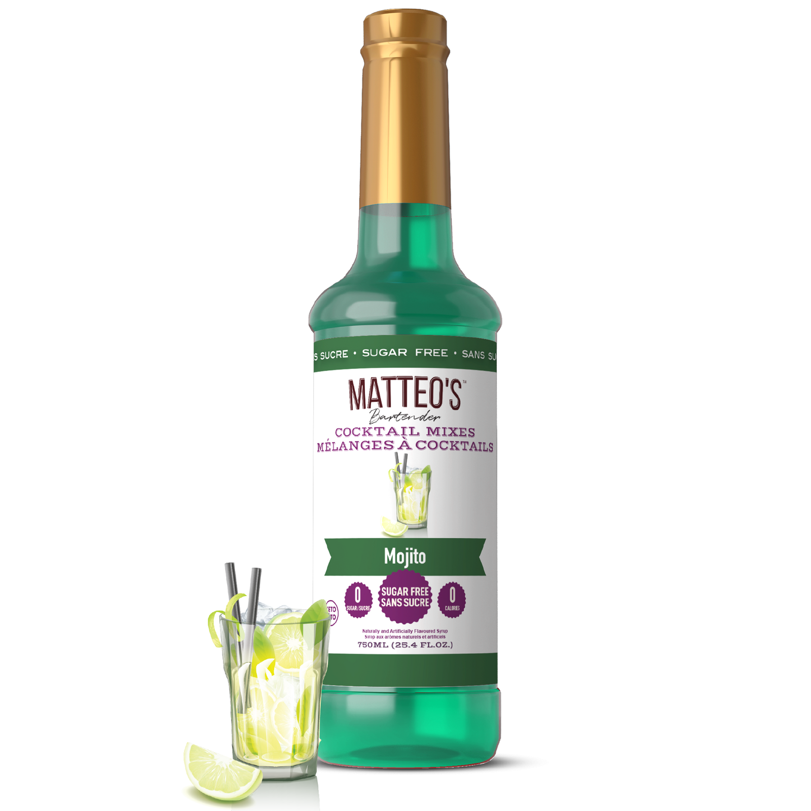 Mélanges pour cocktails sans sucre - Mojito