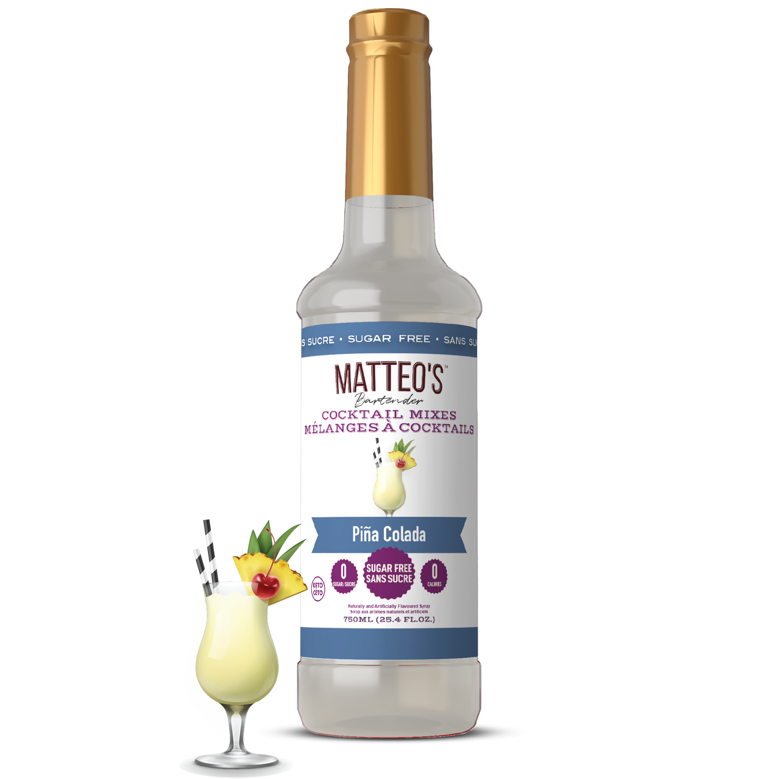 Mélanges pour cocktails sans sucre - Pina Colada