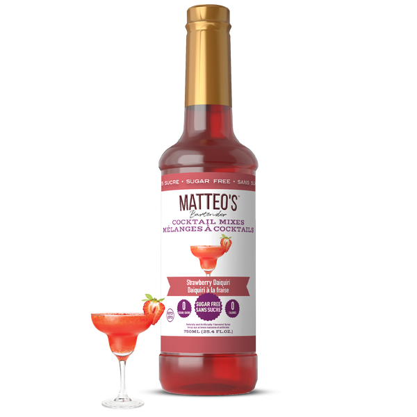 Mélanges pour cocktails sans sucre - Daiquiri aux fraises