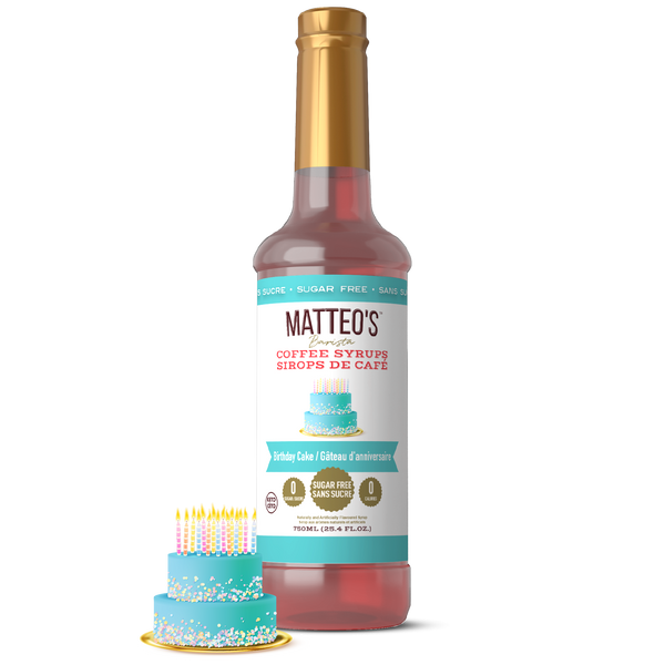 Sugar Free Coffee Syrup, Birthday Cake