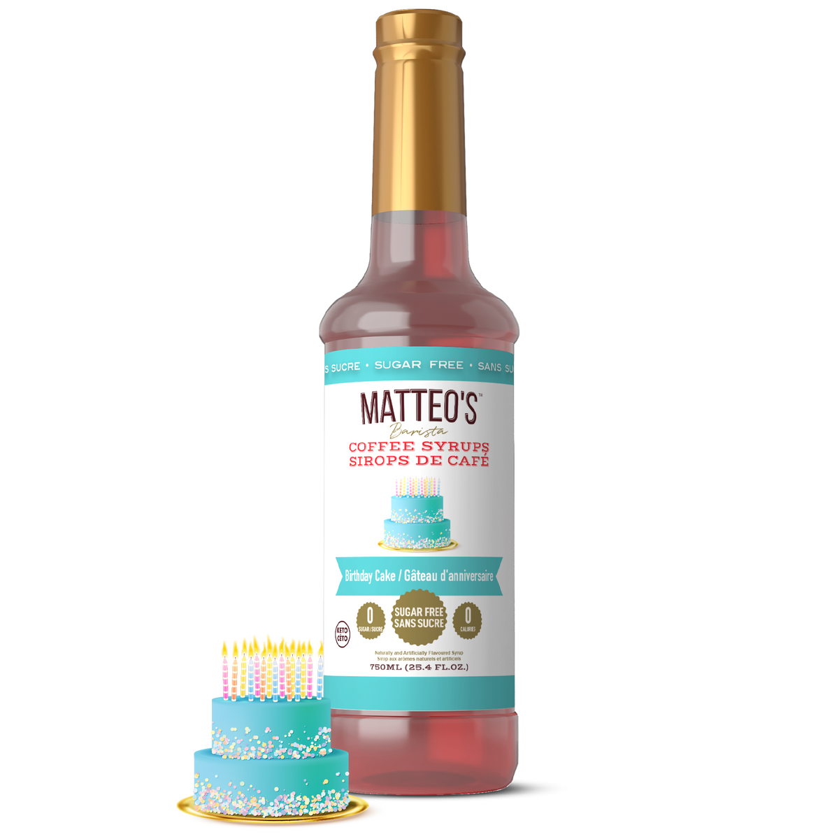Sugar Free Coffee Syrup, Birthday Cake