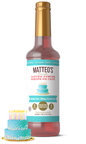 Sugar Free Coffee Syrup, Birthday Cake
