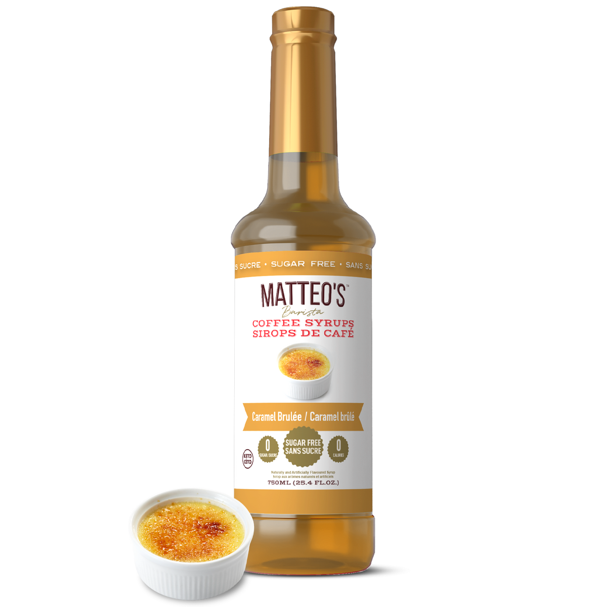 Sugar Free Coffee Syrup, Caramel Brulee