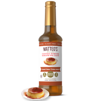 Sirop de café sans sucre, crème caramel