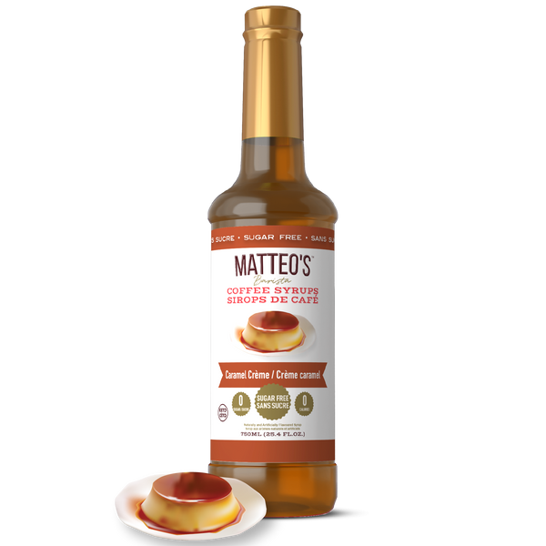 Sugar Free Coffee Syrup, Caramel Creme