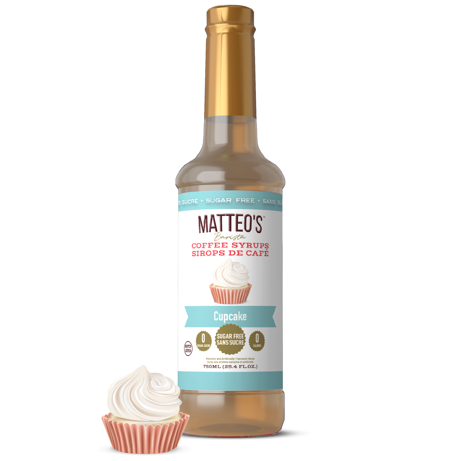 Sirop de café sans sucre,  petit gâteau