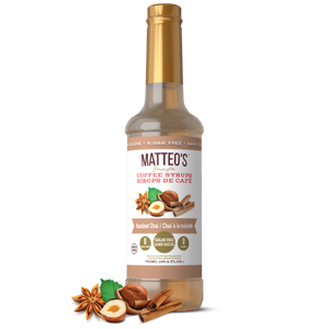 Sugar Free Coffee Syrup, Hazelnut Chai