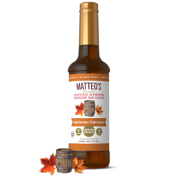 Sugar Free Coffee Syrup, Maple Bourbon