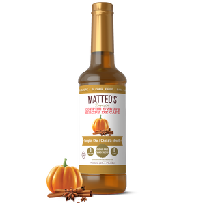 Sugar Free Coffee Syrup, Pumpkin Chai
