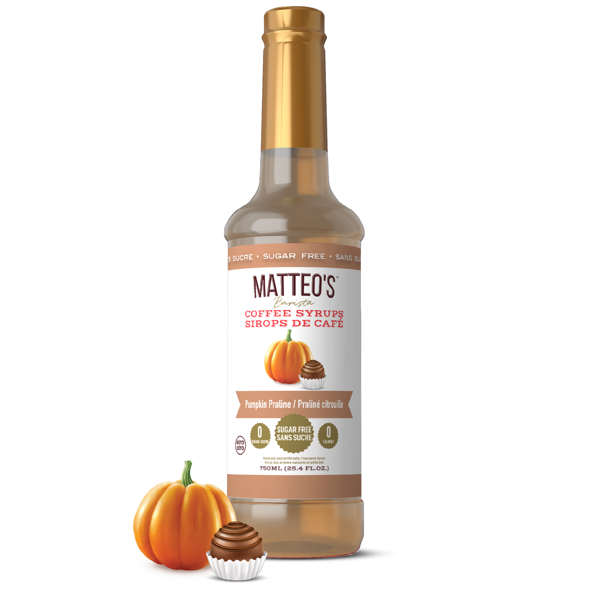 Sugar Free Coffee Syrup, Pumpkin Praline