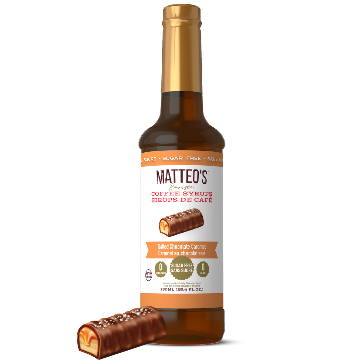 Sugar Free Coffee Syrup, Salted Chocolate Caramel