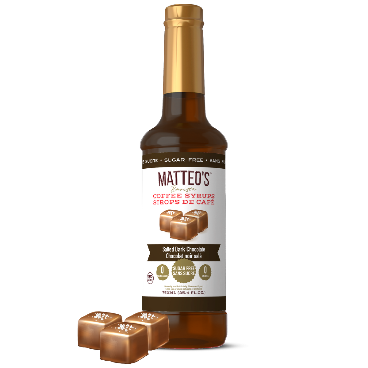 Sugar Free Coffee Syrup, Salted Dark Chocolate