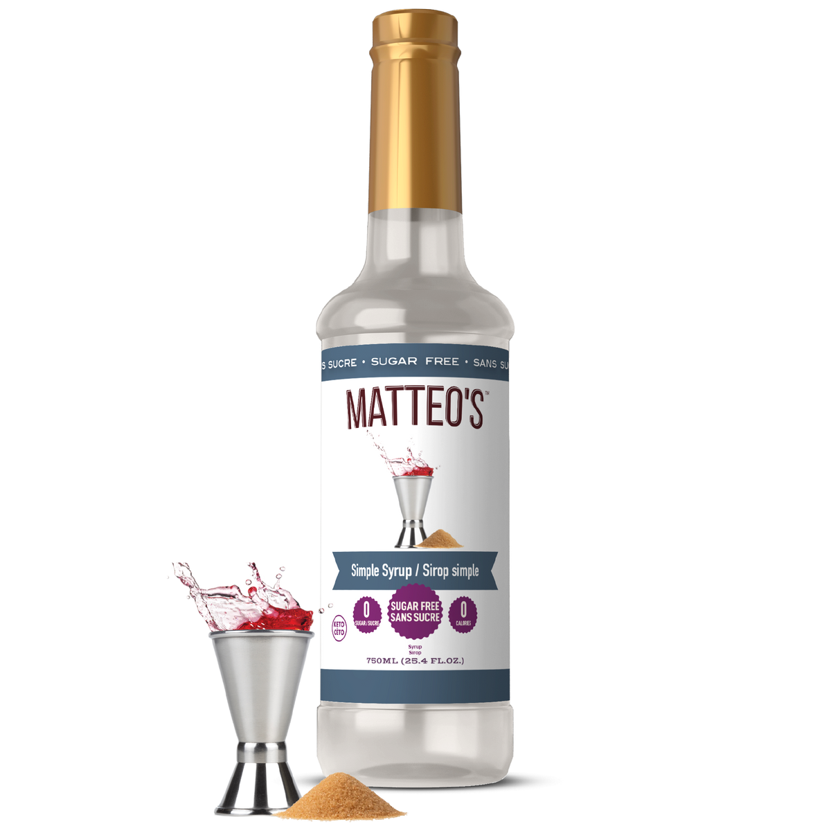 Sugar Free Cocktail Mixes - Simple Syrup