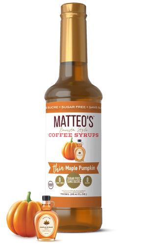 Sugar Free Coffee Syrup, Maple Pumpkin