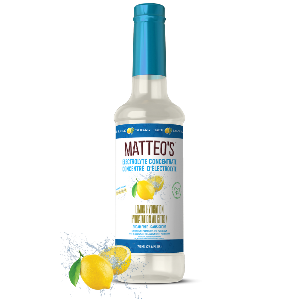 Concentré hydratant sans sucre de Matteo - Citron