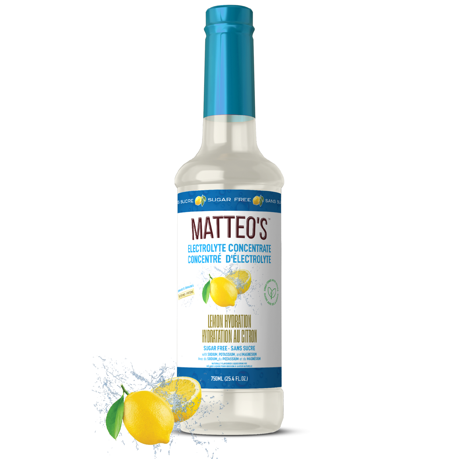 Concentré hydratant sans sucre de Matteo - Citron