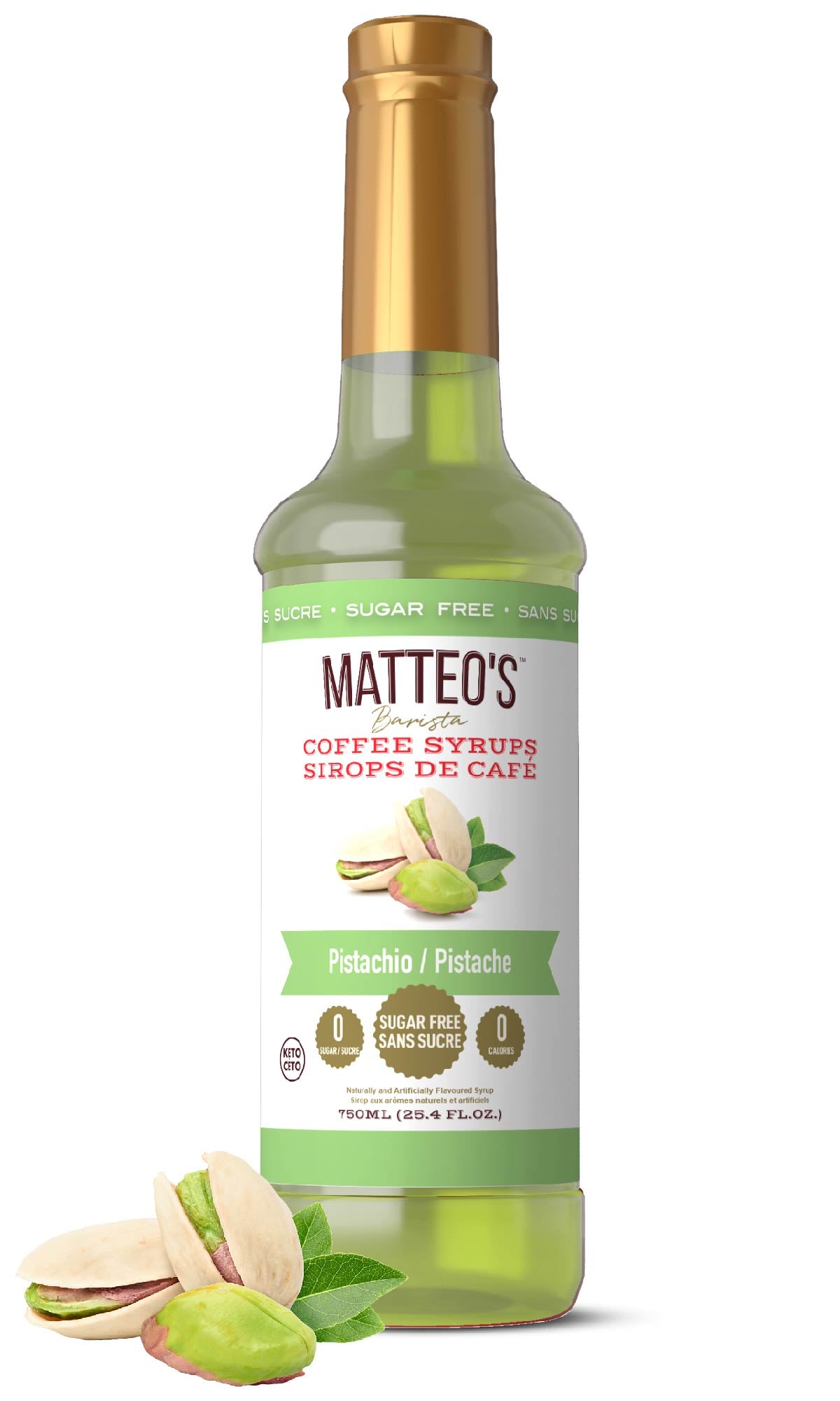 Sugar Free Coffee Syrup, Pistachio