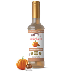 Sirop de café sans sucre, Praliné Citrouille