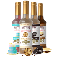 Saveurs de desserts Matteo, assortiment, (4 saveurs)