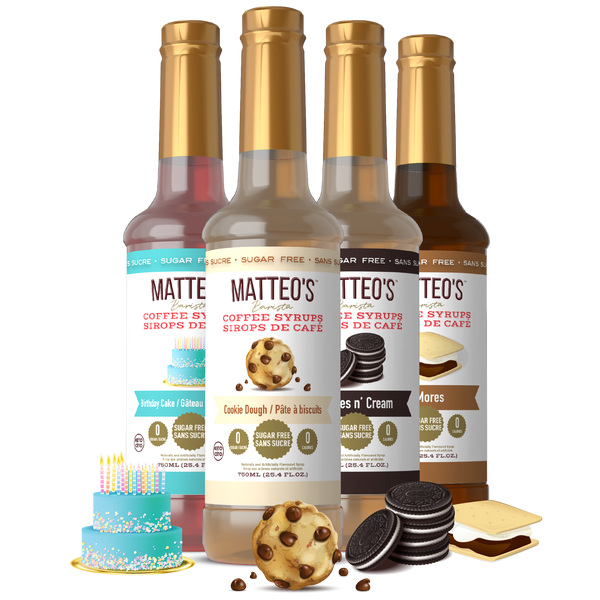 Matteo's Dessert Flavours, Variety Pack, (4 Flavors)