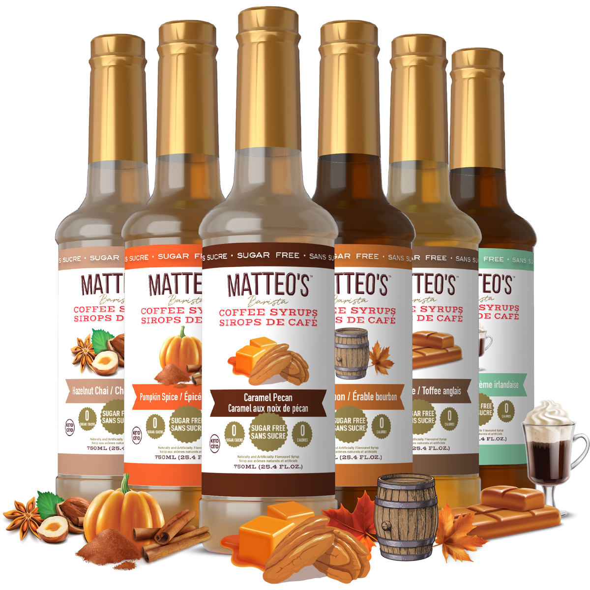 Les saveurs préférées de Matteo, assortiment (6 saveurs)